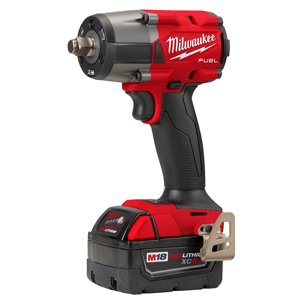 Milwaukee M18 FUEL 1/2 Mid-Torque Impact Wrench with Friction Ring Kit - Ascmtools
