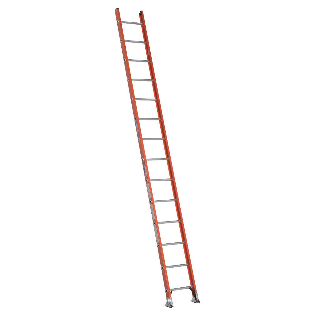 Werner 14 Ft. Type IA Fiberglass Straight Ladder - Ascmtools