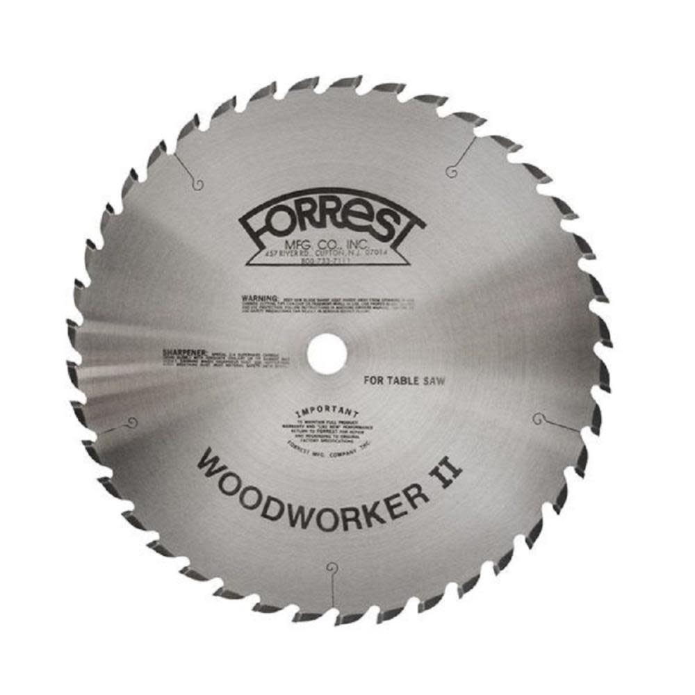 Forrest Woodworker II 12In x 40T ATB Blade - Ascmtools