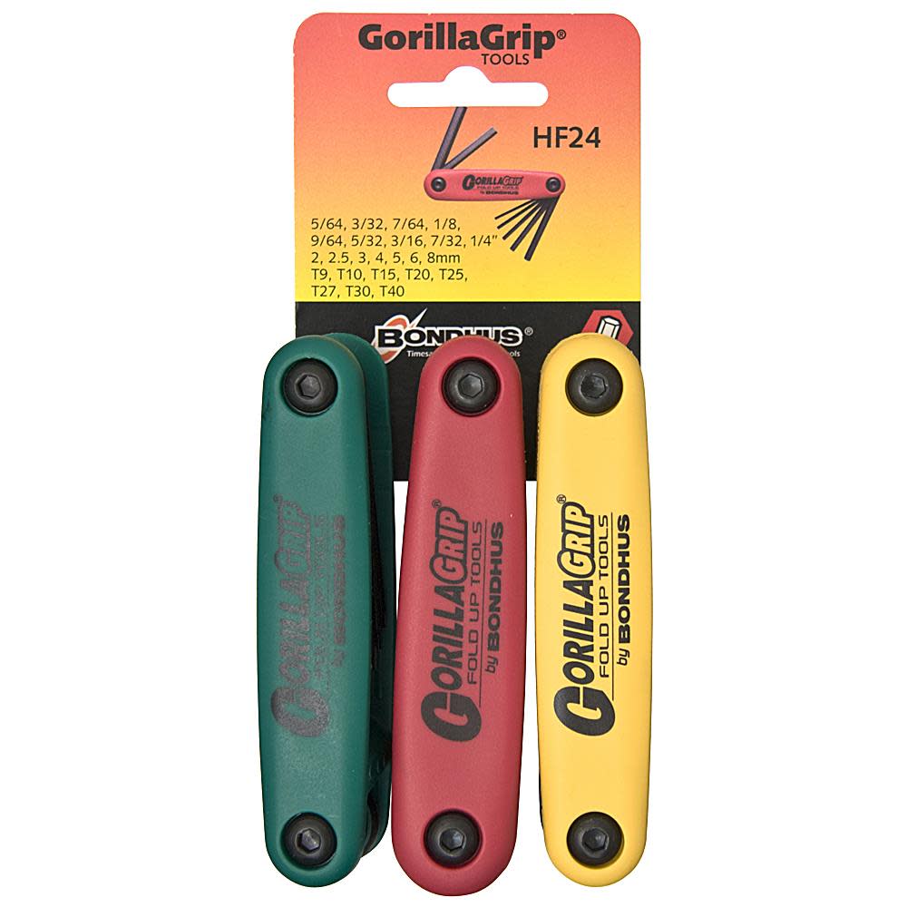 Bondhus Fold-up Tool Triple Pack - Ascmtools