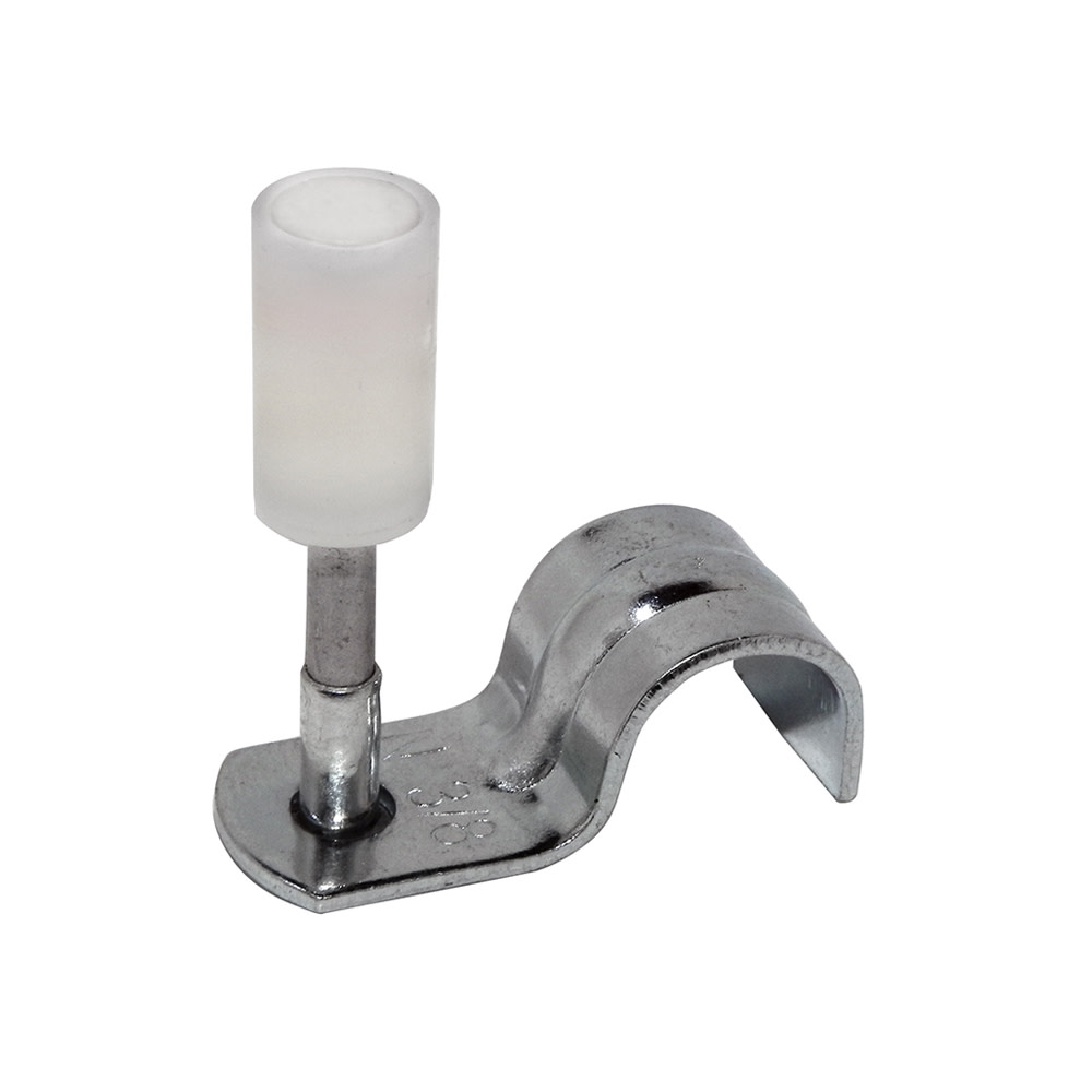 Nitroset 3/4″ One Hole Conduit Strap Clip with 7/8″ x 0.125 Shank Pin - Ascmtools