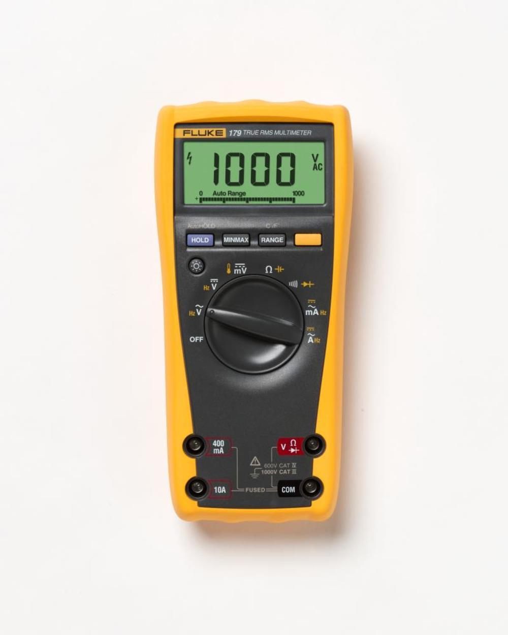 Fluke TRMS Multimeter with Backlight & Temperature - Ascmtools