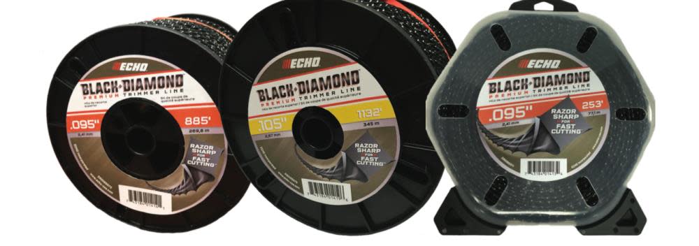 Echo Black Diamond Trimmer Line – 5 lb Spool – .105 In. - Ascmtools