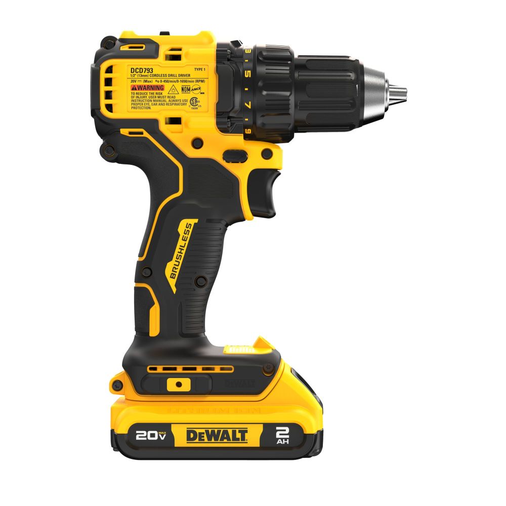 DEWALT 20V MAX 1/2″ Drill Driver Cordless Kit - Ascmtools