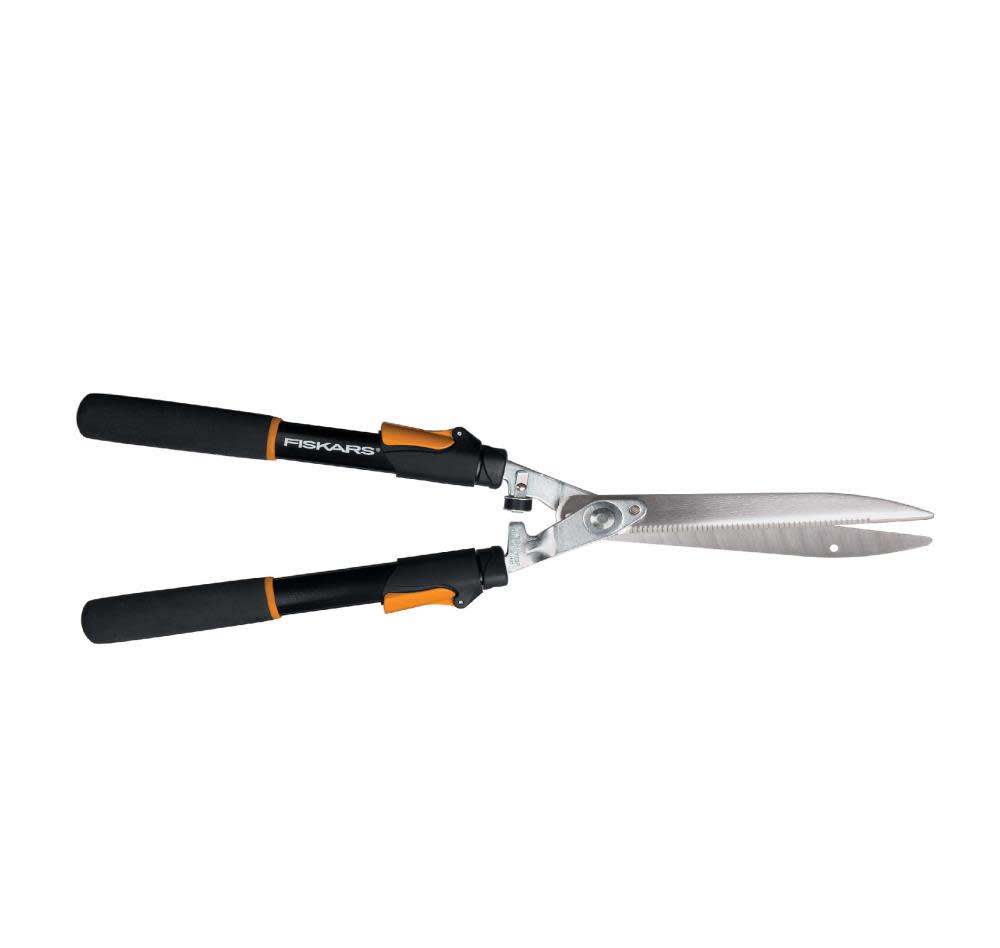 Fiskars 10 In. Telescoping Power-Lever Hedge Shears - Ascmtools