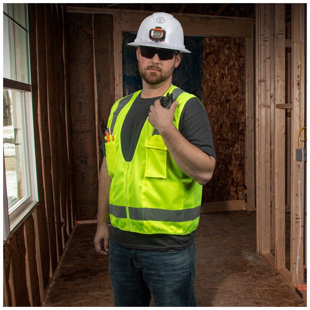 Klein Tools High-Visibility Safety Vest – XL - Ascmtools