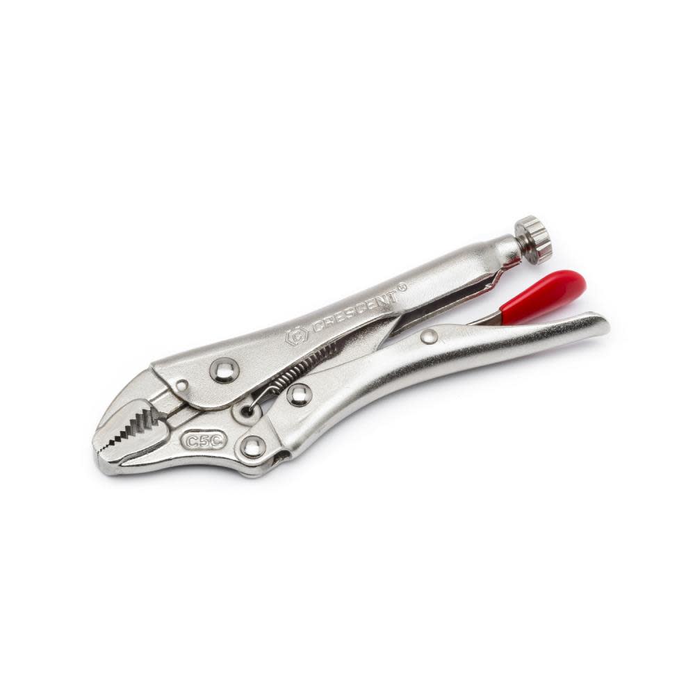 Crescent Curved Jaw Locking Pliers with Cutter - Ascmtools