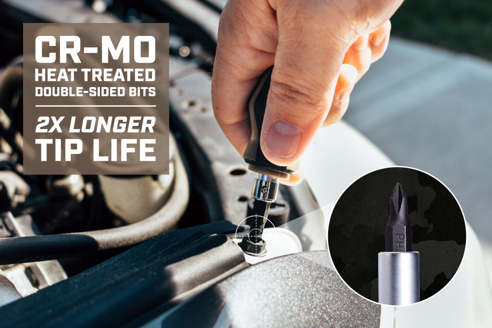 Spec Ops Multi Bit 9″ 1 Stubby Screwdriver - Ascmtools