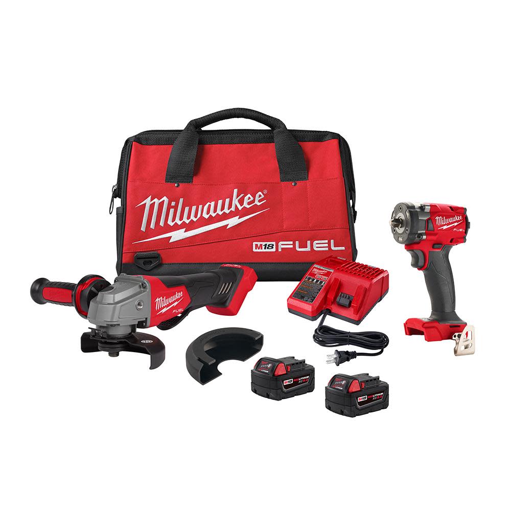 Milwaukee M18 FUEL 2 Tool Combo Kit - Ascmtools