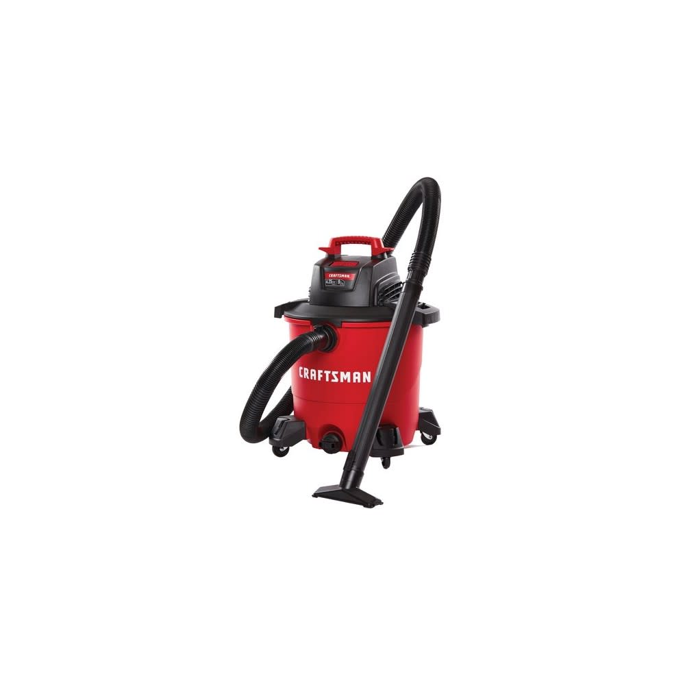 Craftsman Wet/Dry Vacuum 9 Gallon Corded 120V 4.25HP Peak - Ascmtools