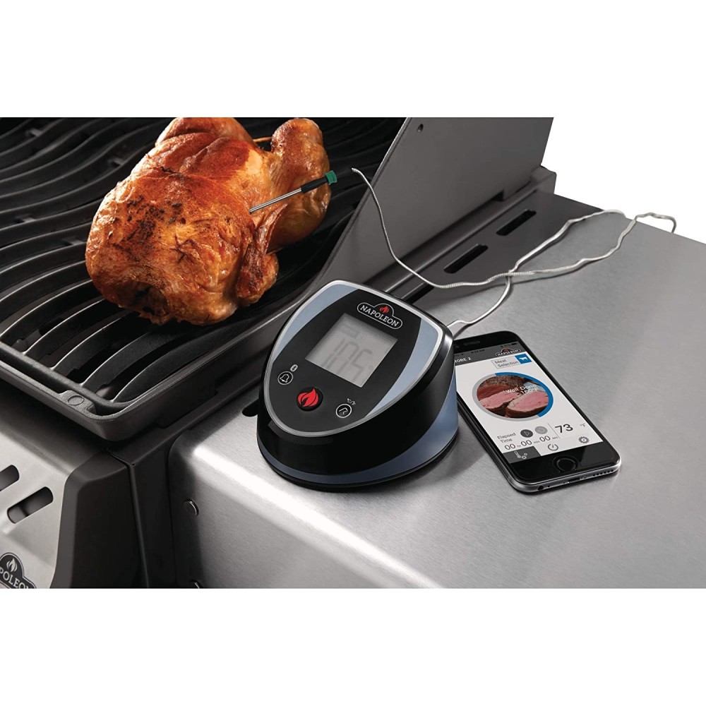Napoleon BBQ Thermometer ACCU PROBE Bluetooth LCD Display - Ascmtools