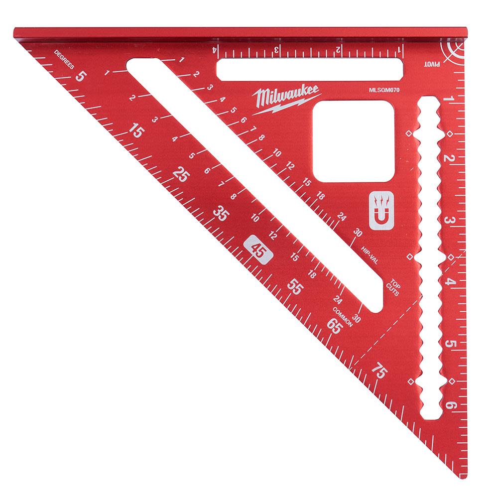 Milwaukee 7 in. Magnetic Rafter Square - Ascmtools