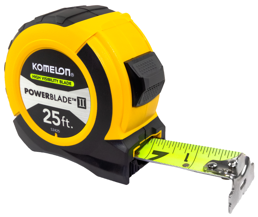 Komelon Tape Measure 25′ x 11/16″ - Ascmtools