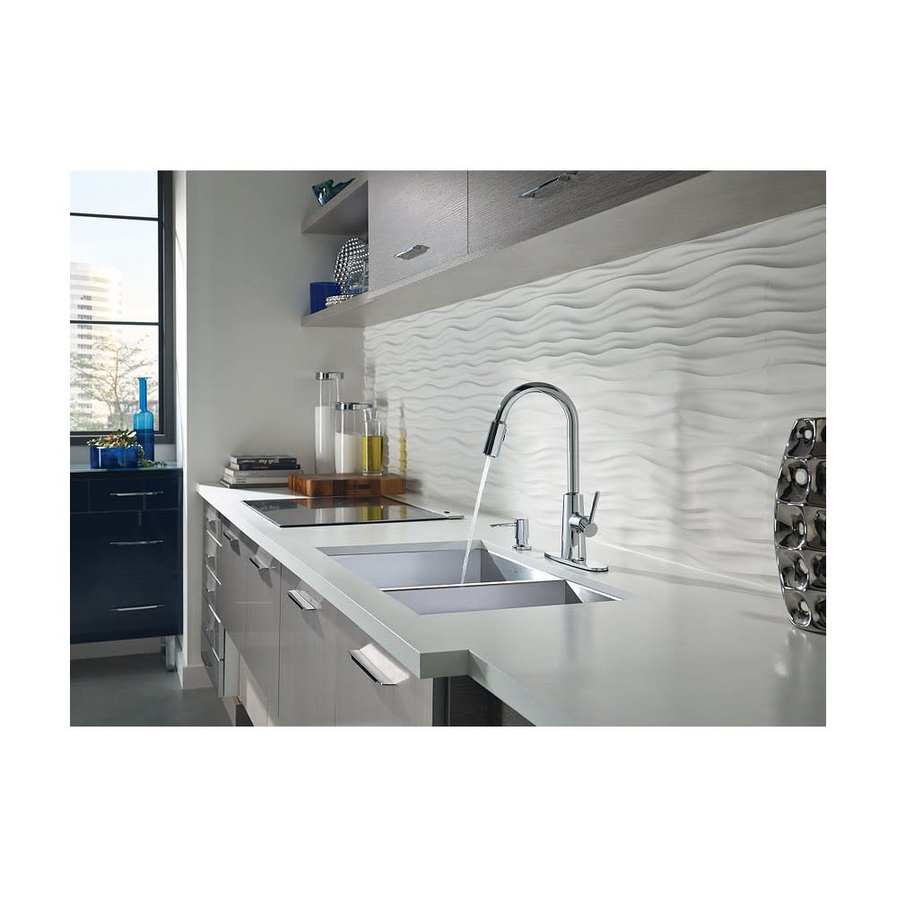 Moen Nori Kitchen Faucet Chrome 1 Handle High Arc Pulldown - Ascmtools