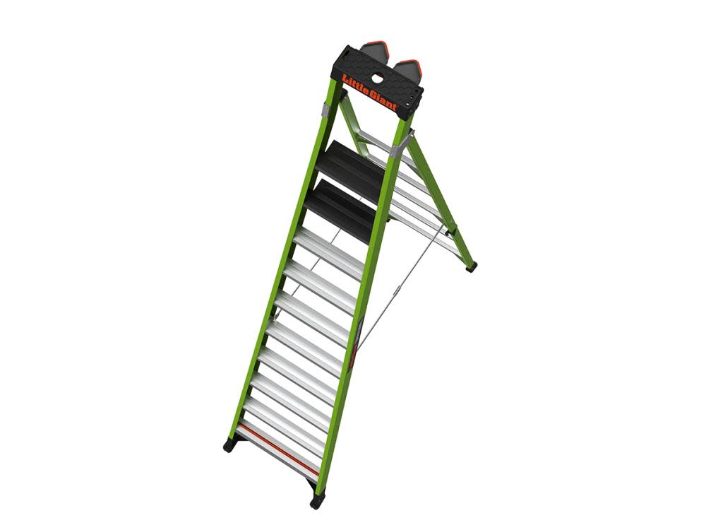 Little Giant Safety Sentinel M12 Step Ladder Type IAA Fiberglass - Ascmtools