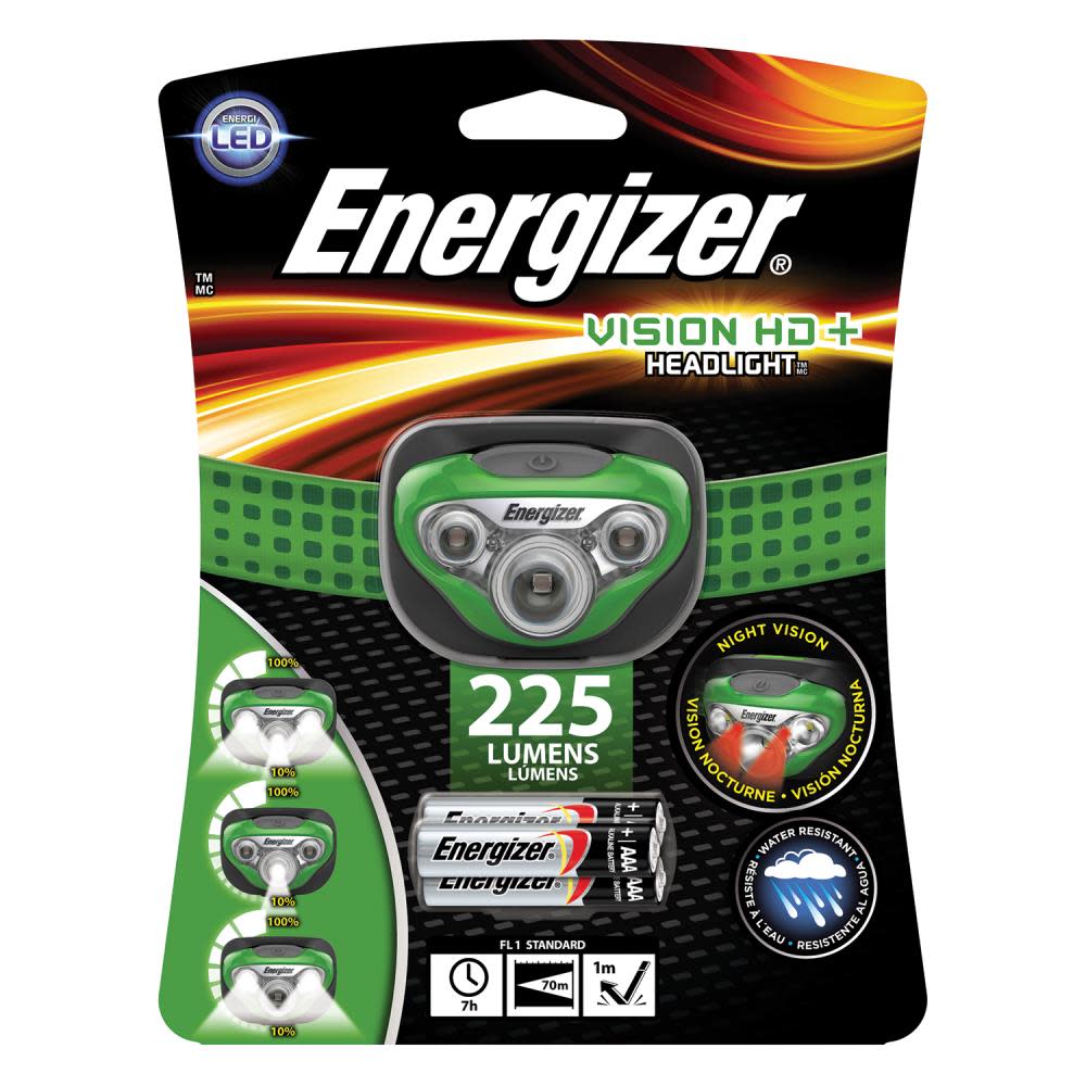 Energizer 225-Lumen Vision HD+ LED Headlight - Ascmtools
