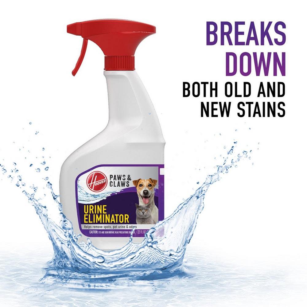 Hoover Residential Vacuum Paws & Claws Urine Stain Eliminator 22oz - Ascmtools