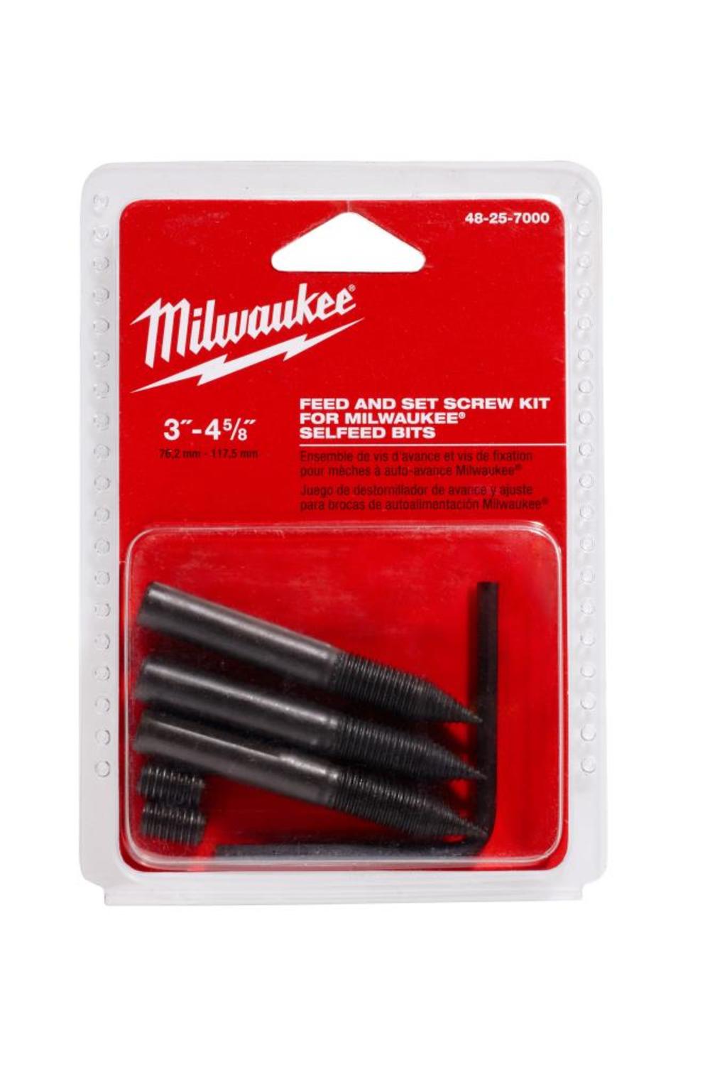 Milwaukee LARGE SELF-FEED BIT REPLACEMENT KIT - Ascmtools