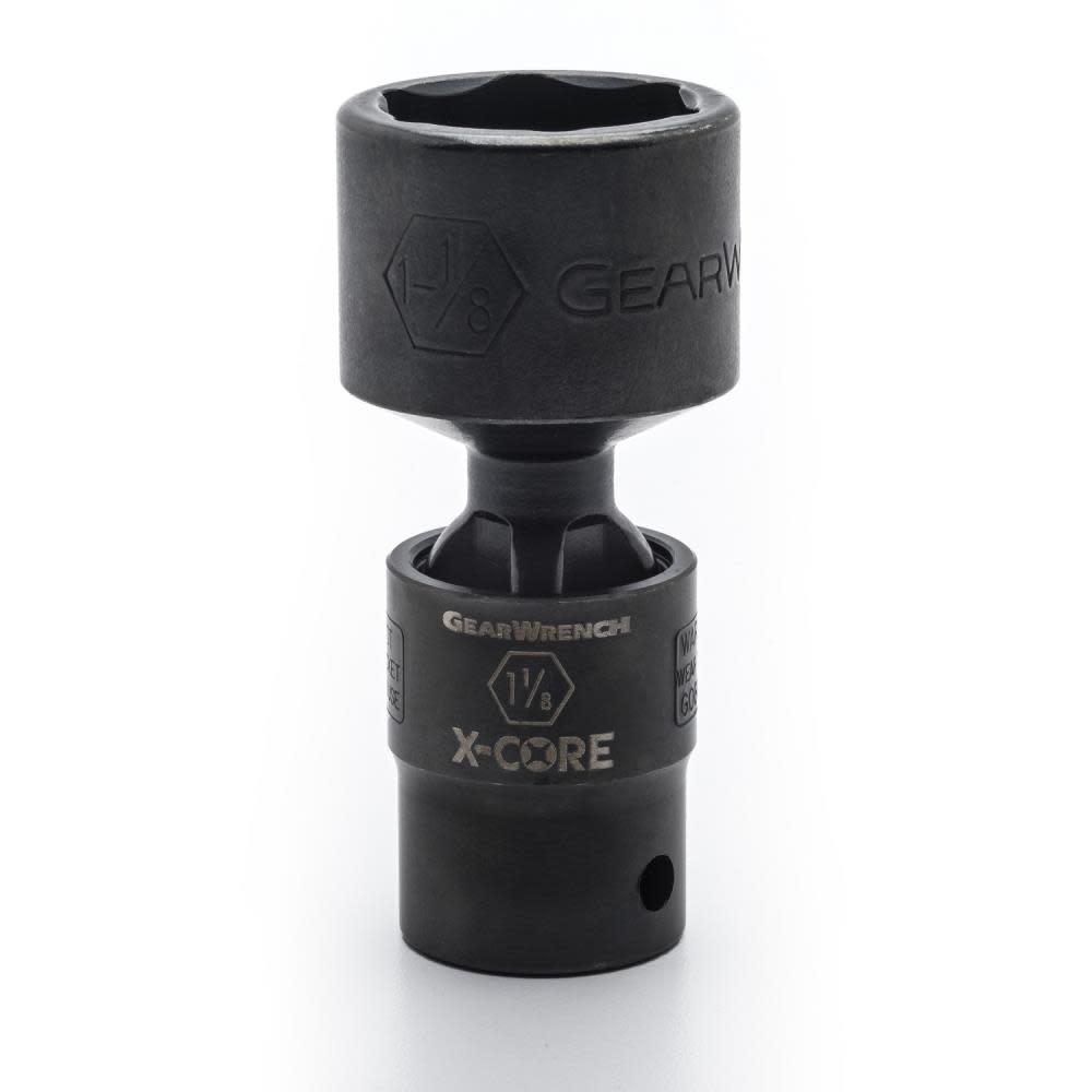GEARWRENCH Pinless Universal Impact Socket 1/2″ Drive 6 Point 1-1/8 In. - Ascmtools