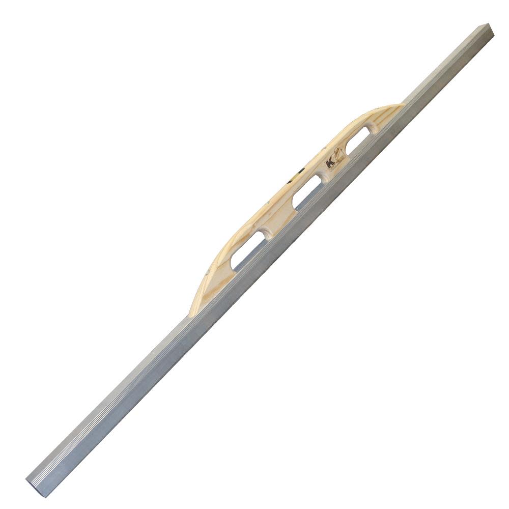 Kraft Tool Co 4 Ft. Buckaroo Straightedge with Level Vial Handle - Ascmtools