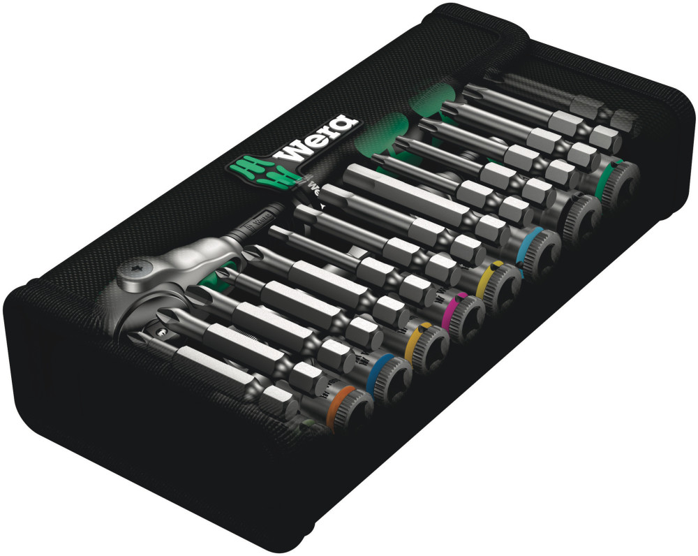 Wera Tools 28pc 1/4″ Drive 8100 SA 6 Zyklop Speed Ratchet Set - Ascmtools