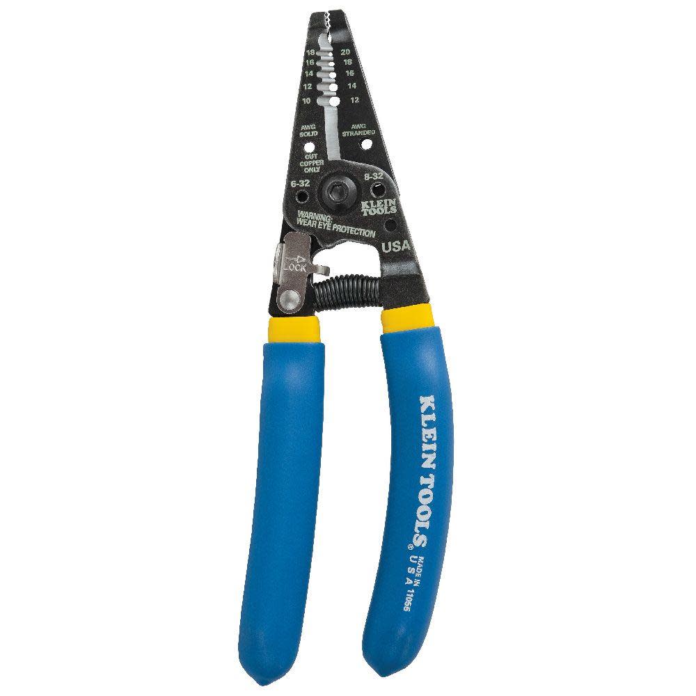 Klein Tools Kurve Wire Stripper/Cutter #10-18 Solid and #12-20 Stranded - Ascmtools