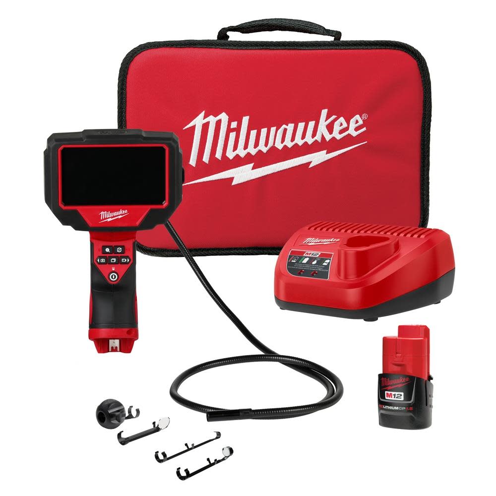 Milwaukee M12 M Spector 360 4′ Inspection Camera Kit - Ascmtools