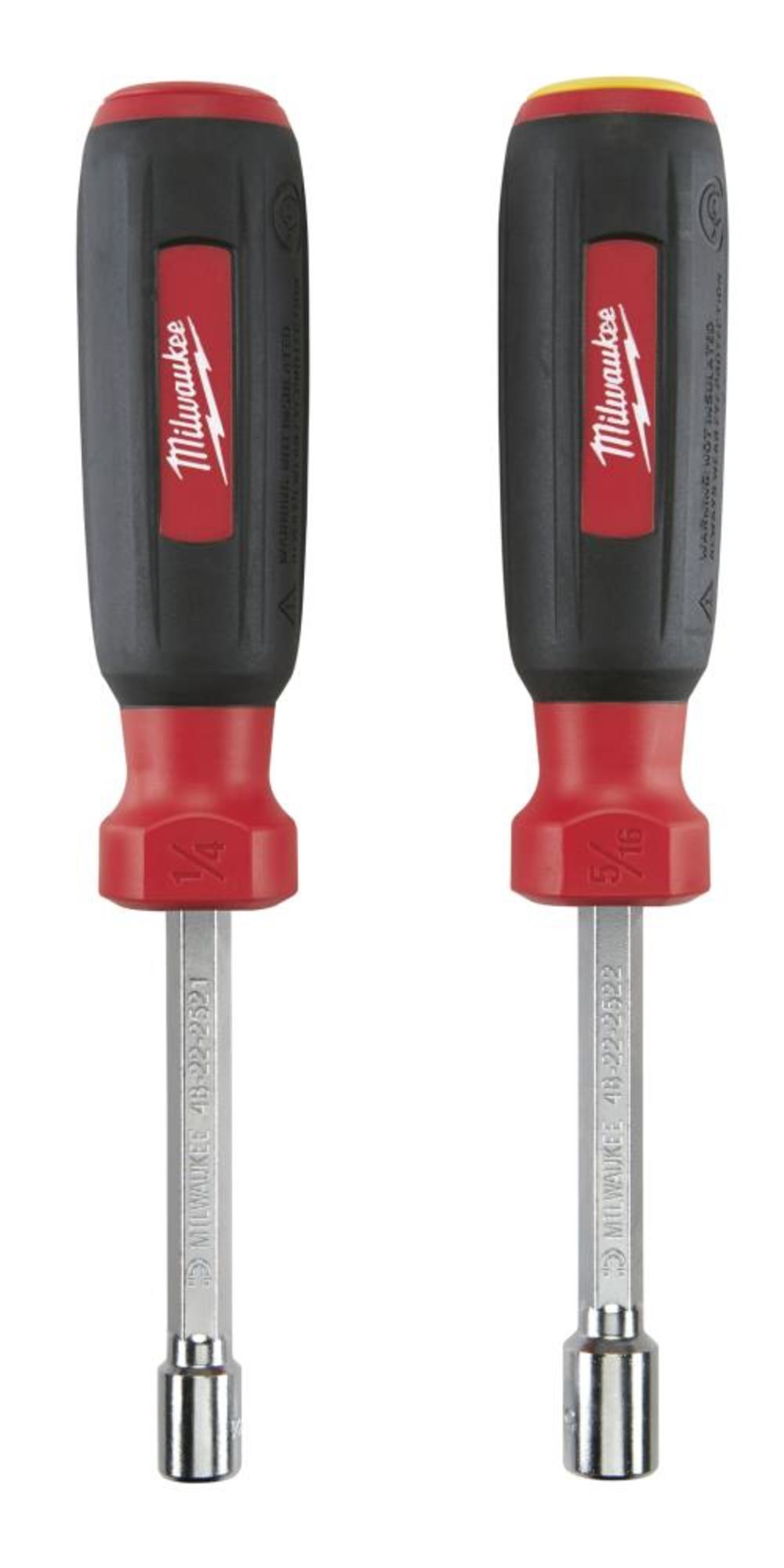 Milwaukee 2-Piece SAE HollowCore Magnetic Nut Driver Set - Ascmtools