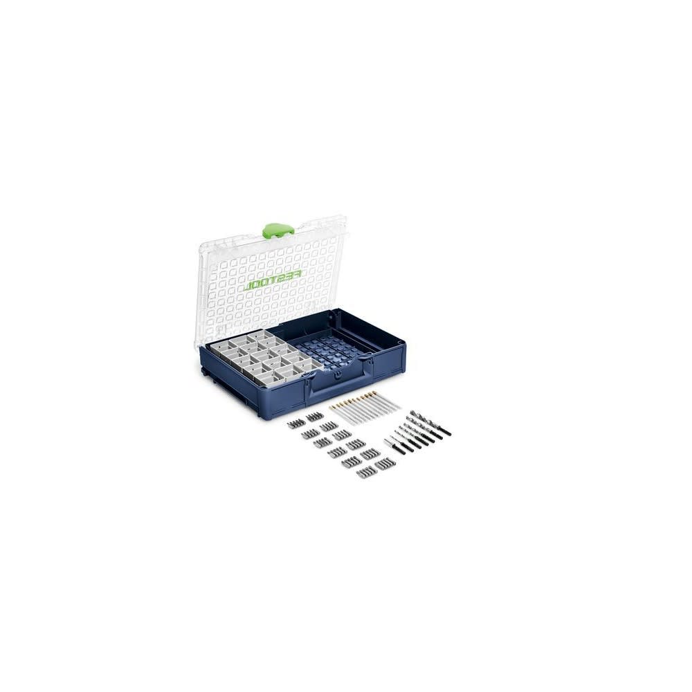 Festool Systainer3 and Bit Organizer M89 CE-F Centrotec 94pc Set - Ascmtools