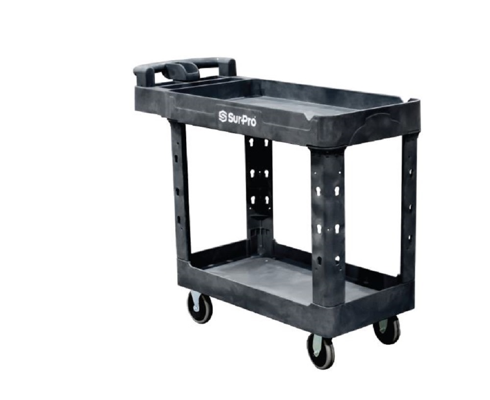 Magnum Tool Group 41″ x 17″ Service Cart 2 Shelf with V Cut - Ascmtools