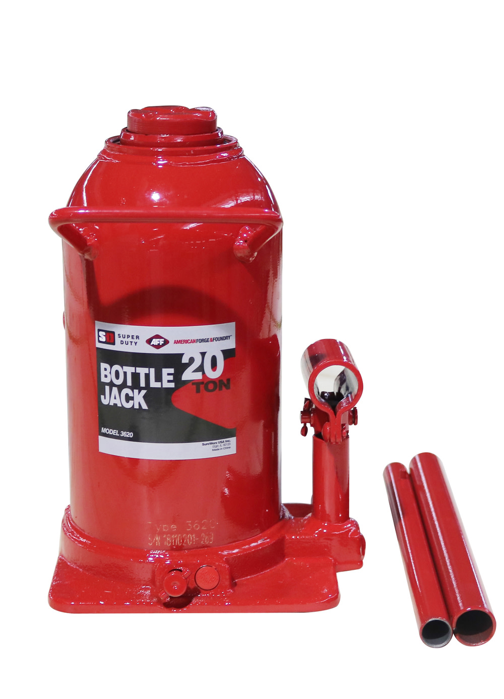 American Forge Hydraulic Bottle Jack Manual 20 Ton - Ascmtools