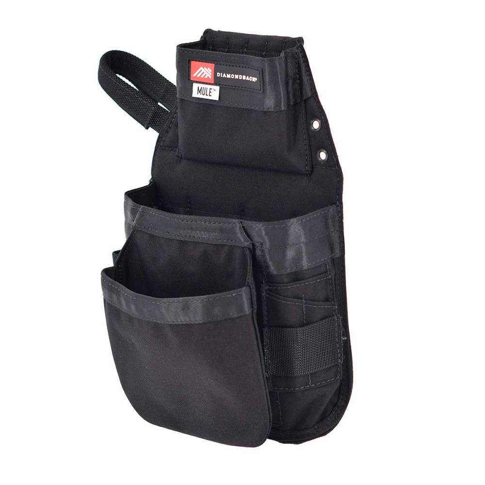 Diamondback Toolbelts Black Left Side Mule 2.0 Tool Pouch - Ascmtools