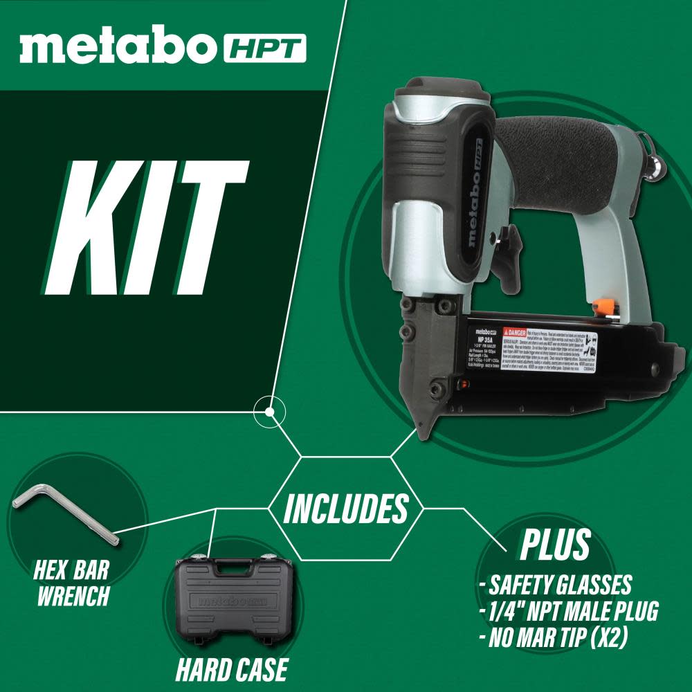 Metabo HPT 23 Gauge Micro Pin Nailer - Ascmtools