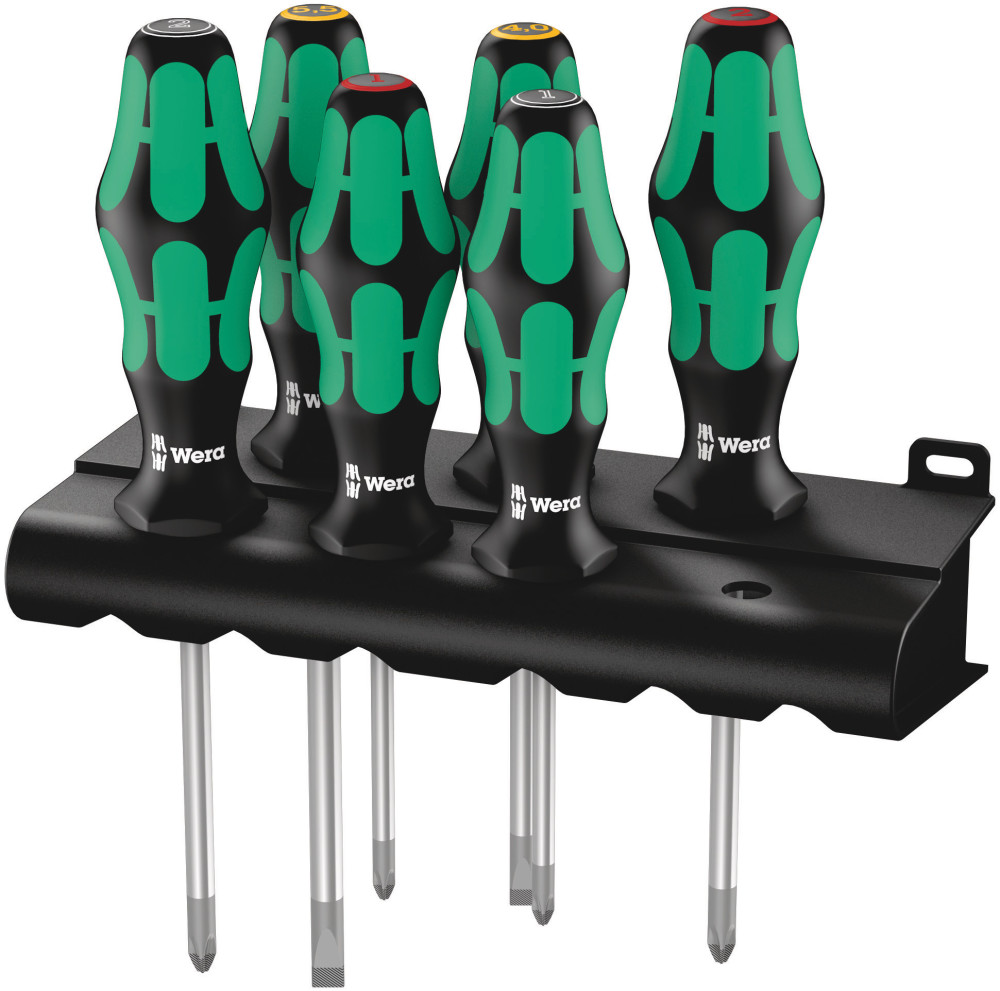 Wera Tools 6pc 335/350/355/6 Lasertip Screwdriver Set - Ascmtools