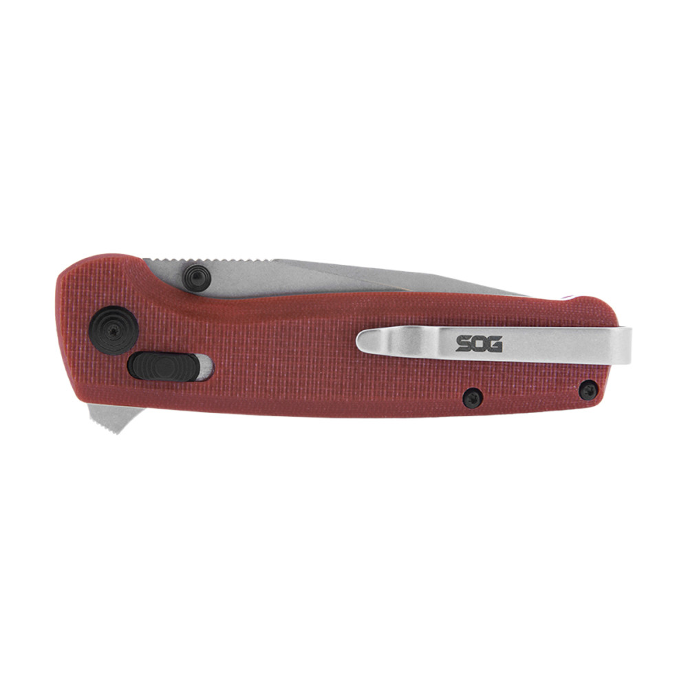 SOG Terminus XR G10 Folding Knife Crimson Red - Ascmtools