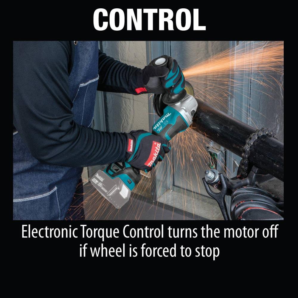 Makita 18V LXT 4 1/2 / 5″ Paddle Switch Cut-Off/Angle Grinder Bare Tool - Ascmtools