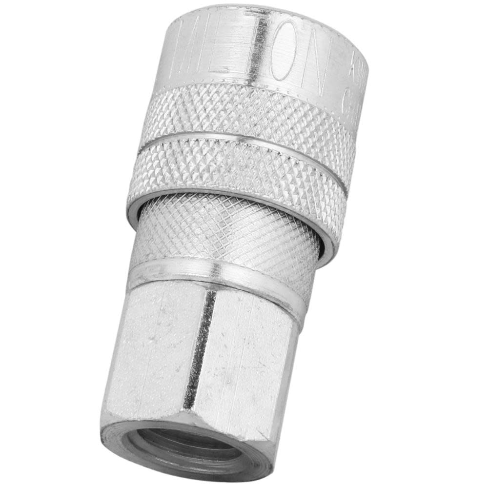 Milton 1/4″ FNPT Industrial Interchange M Style Quick Connect Steel Coupler - Ascmtools