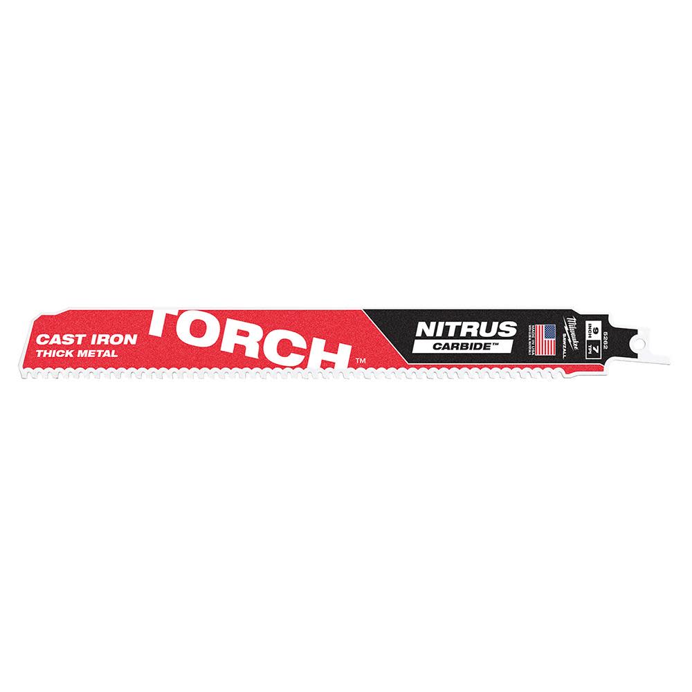 Milwaukee 9″ 7TPI The TORCH for CAST IRON with NITRUS CARBIDE 3PK - Ascmtools