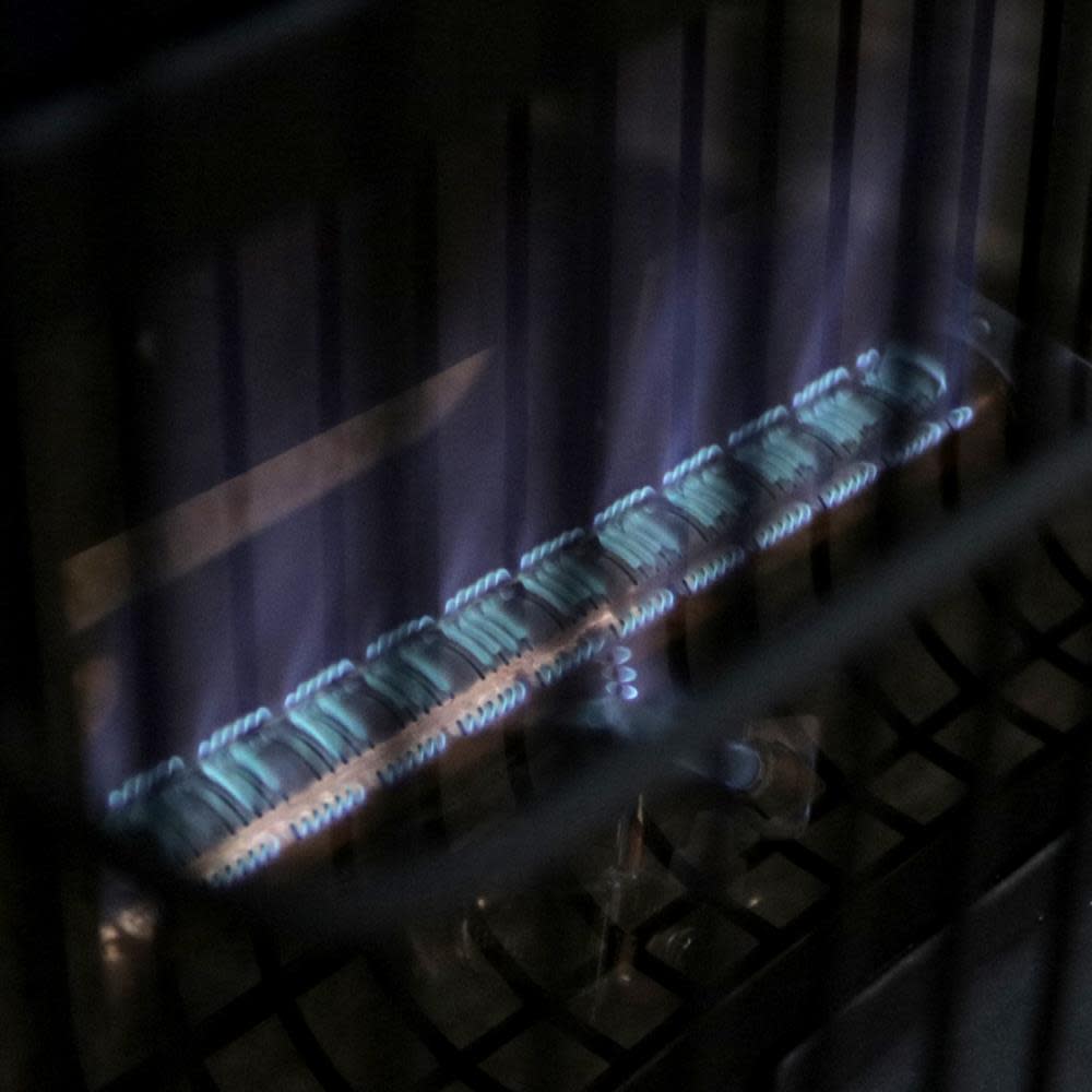 Heatstar 20000 BTU Vent Free Blue Flame Natural Gas Heater with Thermostat and Blower - Ascmtools