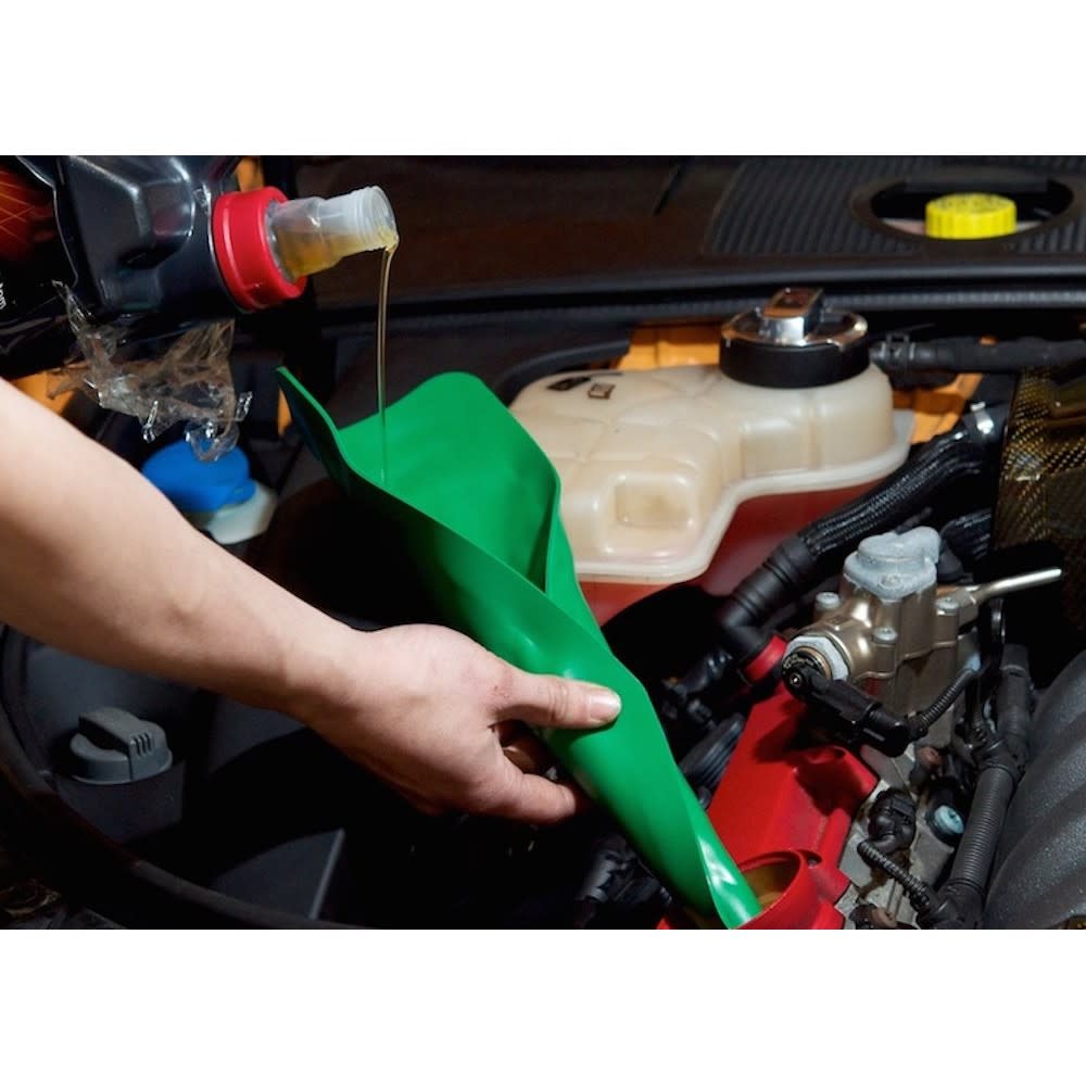 Form-A-Funnel Aviation Flexible Funnel Green Reusable - Ascmtools