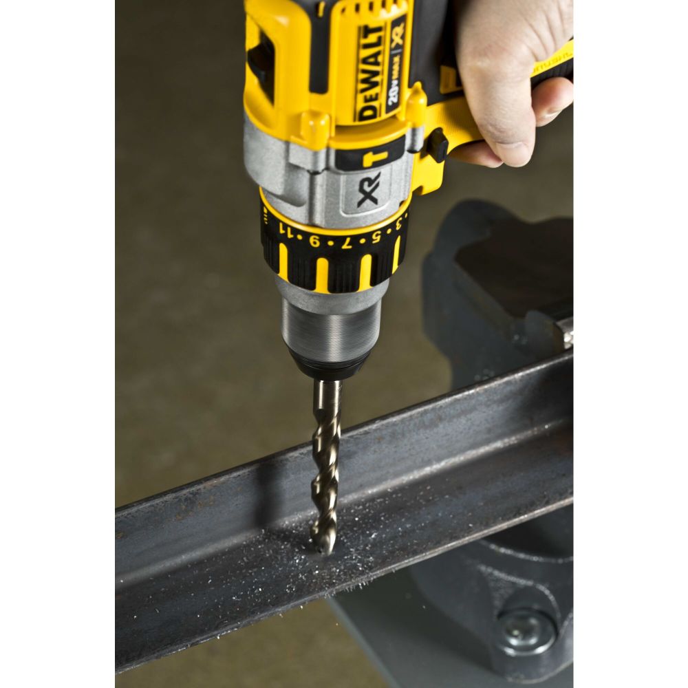 DEWALT Industrial Drill Bit Cobalt Alloy Steel Set with ToughCase+ System 14pc - Ascmtools