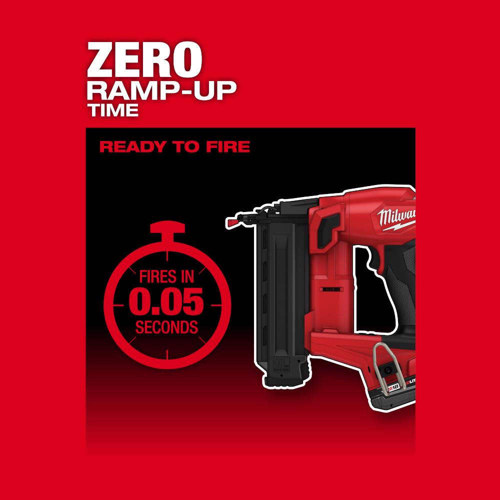 Milwaukee M18 FUEL 18 Gauge Brad Nailer Kit - Ascmtools
