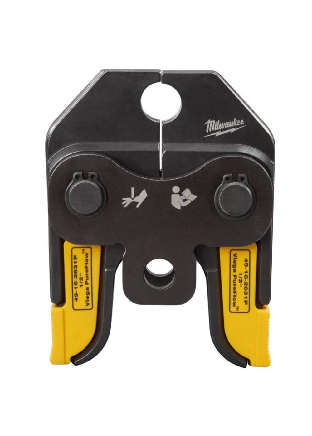 Milwaukee M18 1/2 In. Viega PureFlow Jaw for M18 Short Throw Press Tool - Ascmtools