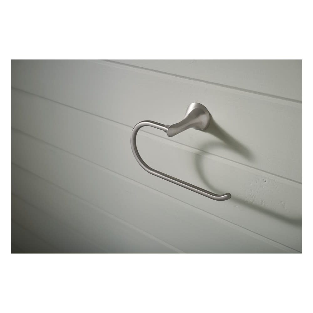 Moen Darcy Toilet Paper Holder Brushed Nickel 1 Post European - Ascmtools