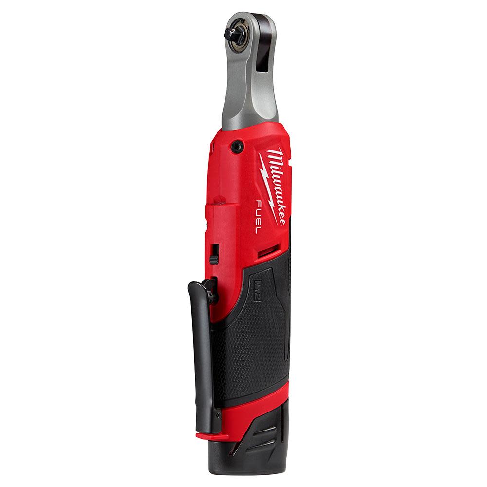 Milwaukee M12 FUEL 1/4″ High Speed Ratchet Kit - Ascmtools