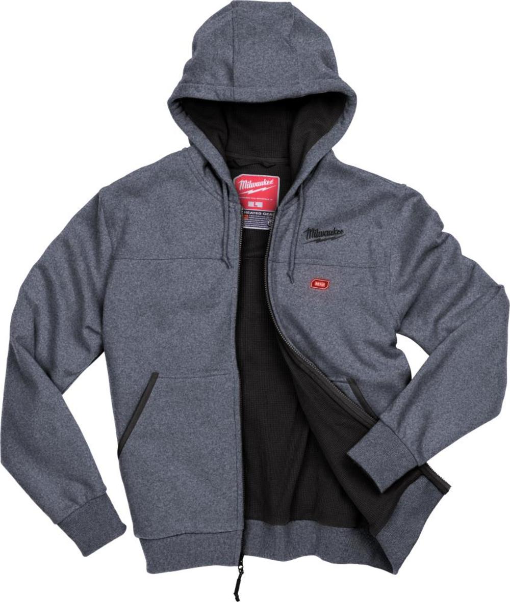 Milwaukee M12 Heated Hoodie Kit L (Gray) - Ascmtools