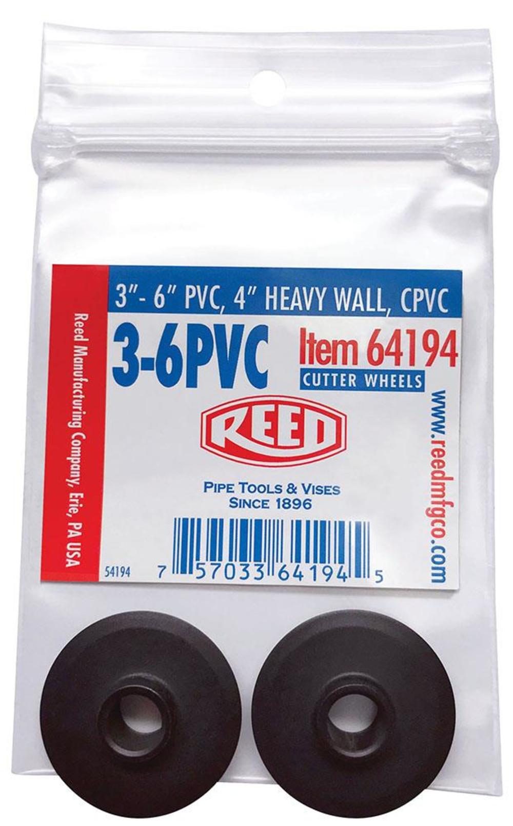 Reed Mfg Cutter Wheel 2pk 3-6PVC - Ascmtools