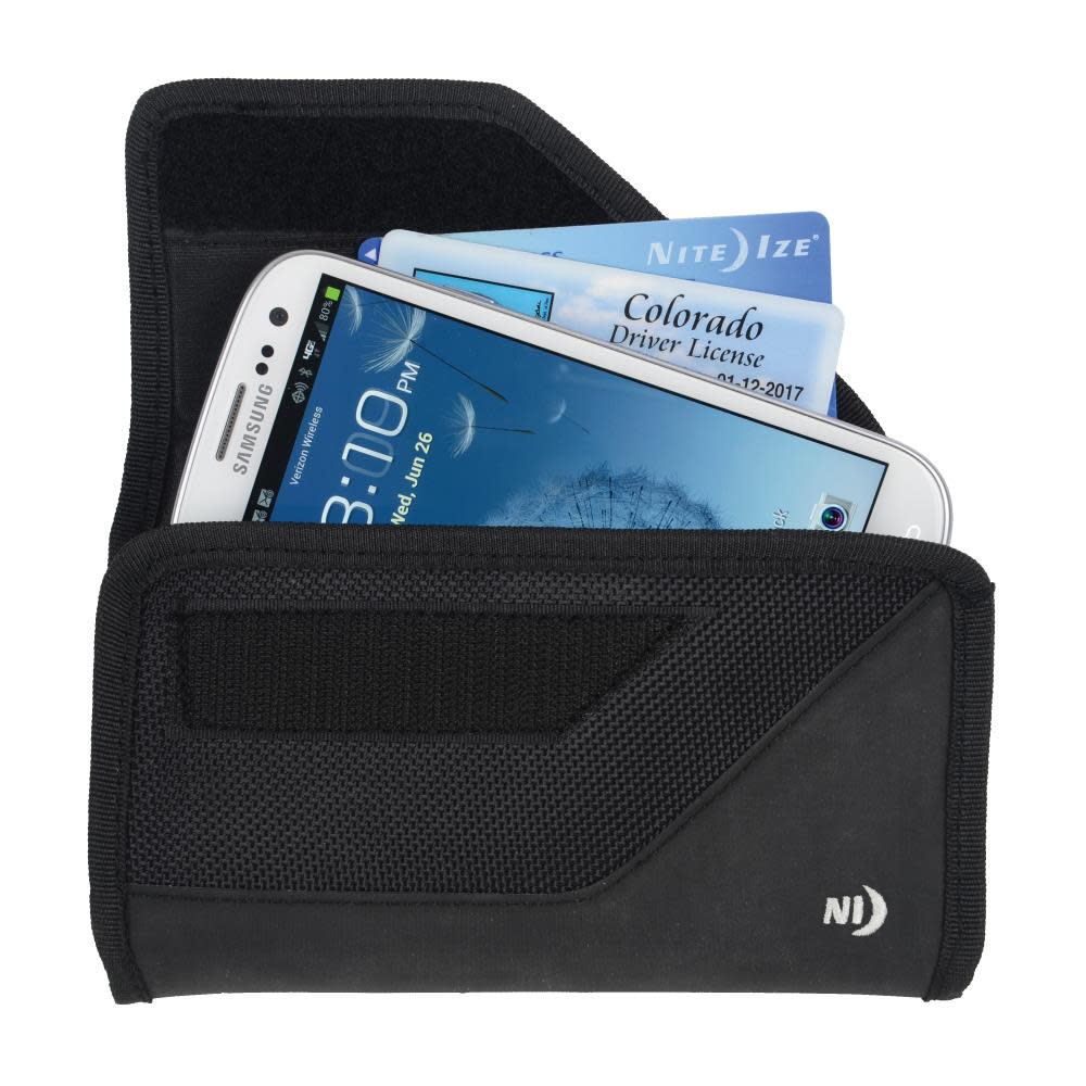 Nite Ize Clip Case Sideways Universal Rugged Holster – XL – Black – CCSXL-03-01 - Ascmtools