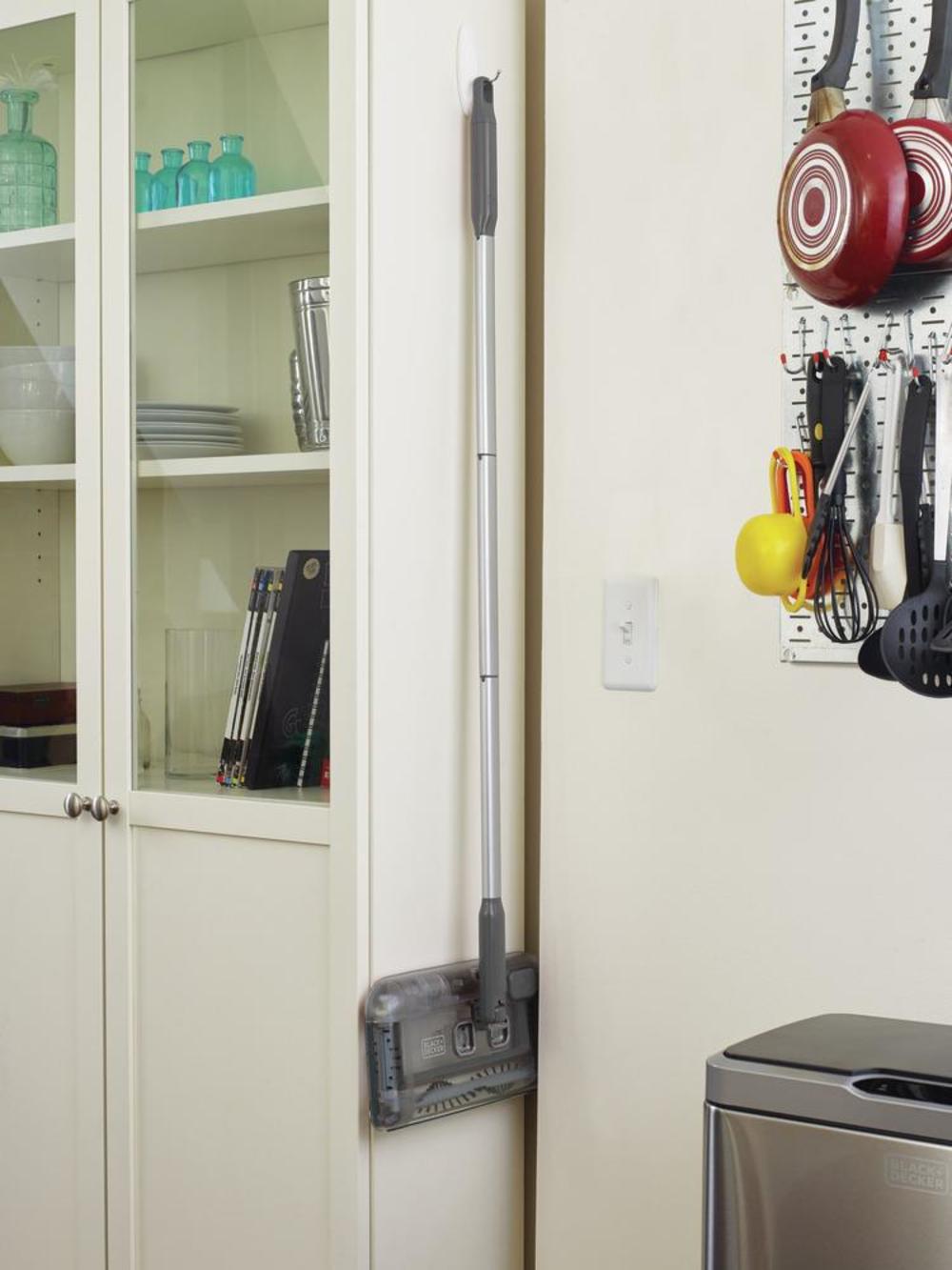 Black and Decker Lithium Floor Sweeper Grey - Ascmtools