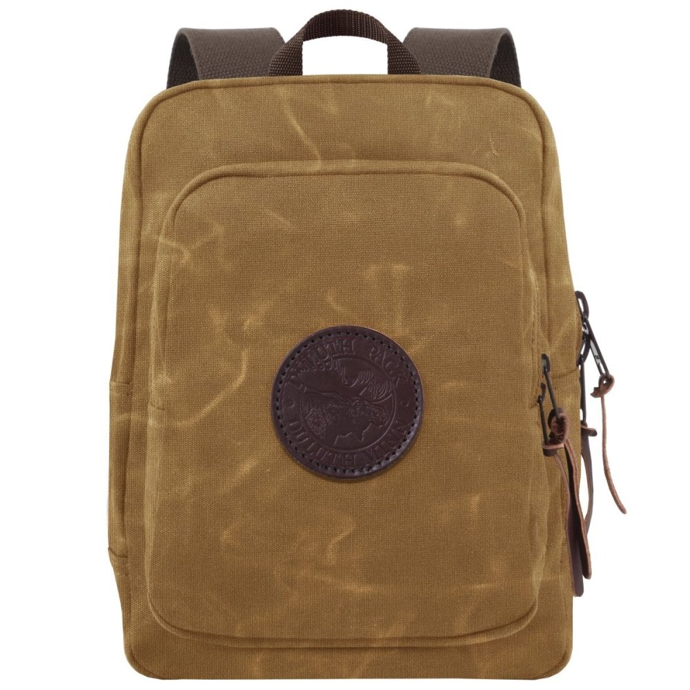 Duluth Pack 9 Liter Capacity Wax Khaki Small Standard Backpack - Ascmtools